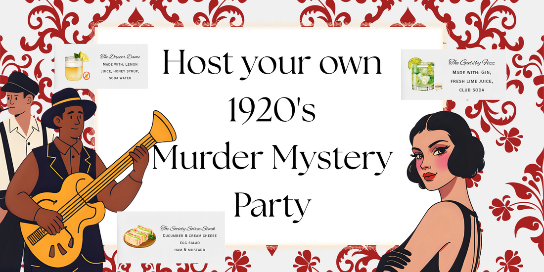 Host Your Own 1920's Murder Mystery Party | How To Host the Perfect Murder Mystery - Speakeasy 20's theme