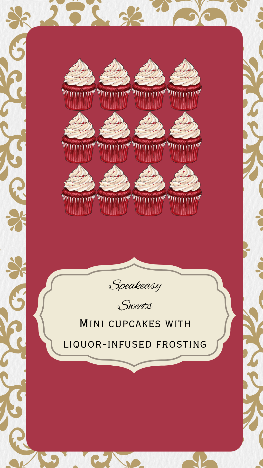 1920's Murder Mystery Party Drink Menu | Murder on The Rocks Printable Add-On