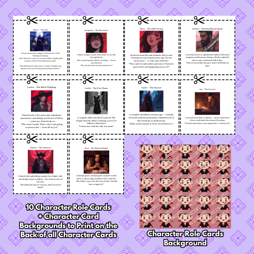 The Turning – A No-Prep Printable Vampire Murder Mystery Game | Mystery Dinner Games