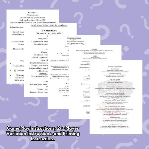 Murder at 7:43 – A No-Prep Printable Murder Mystery Game | Mystery Dinner Games