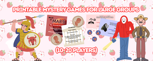 Printable Mystery Games for Large Groups (10–20 Players)