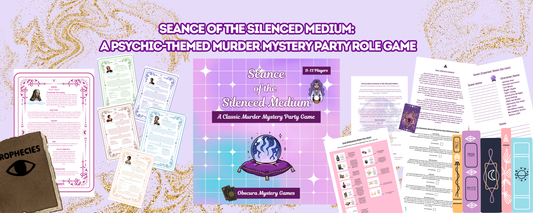 Seance of the Silenced Medium: A Psychic-Themed Murder Mystery Party Role Game