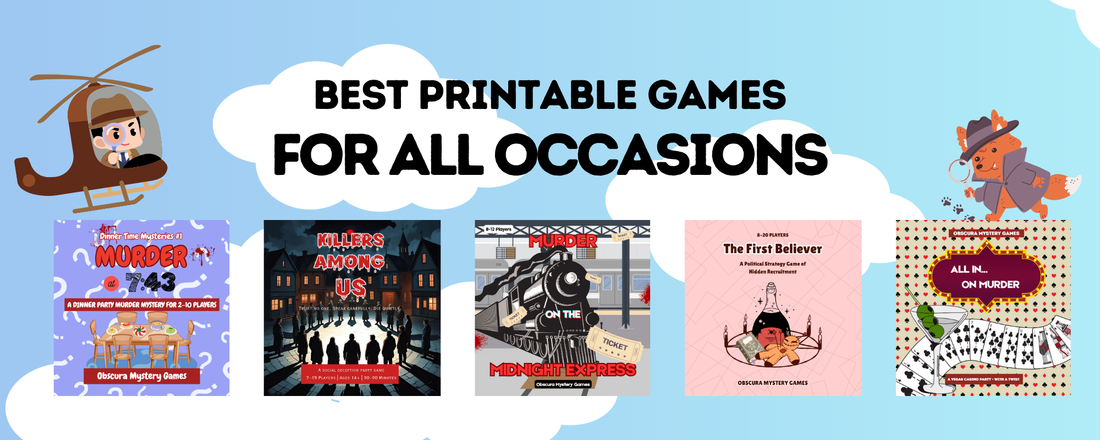Best Printable Games for All Occasions