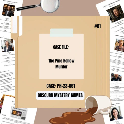 Cold Case File Murder Mystery Game