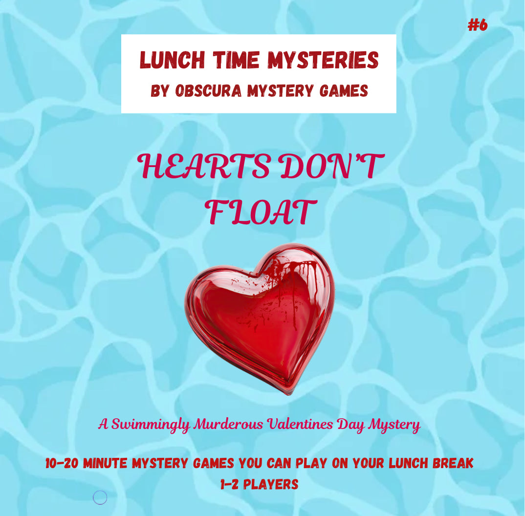 10-20 Minute Printable Detective Game | Lunchtime Mysteries #6 | Hearts Don't Float