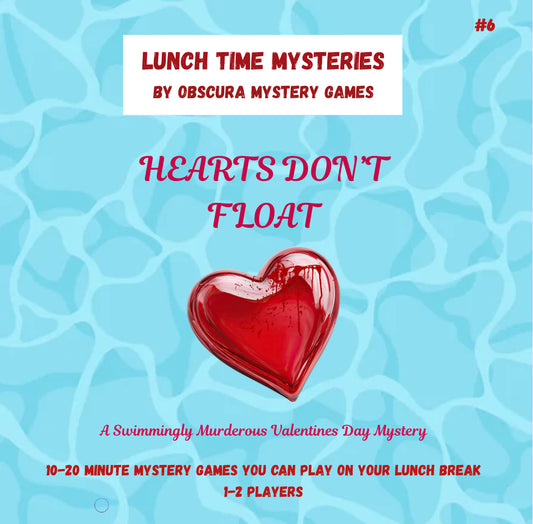 10-20 Minute Printable Detective Game | Lunchtime Mysteries #6 | Hearts Don't Float