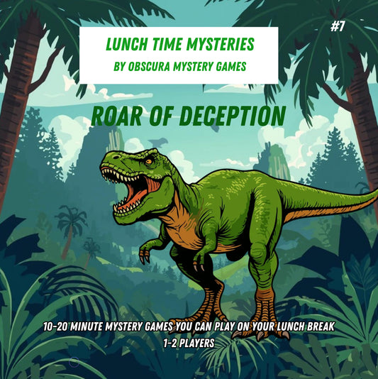 10-20 Minute Printable Detective Game | Lunchtime Mysteries #7 | Roar of Deception