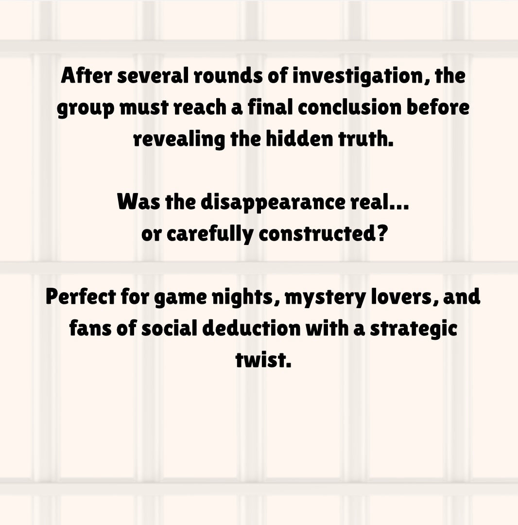 The Body Is Missing | Mystery Deduction & Deception Card Game for 3–6 Players