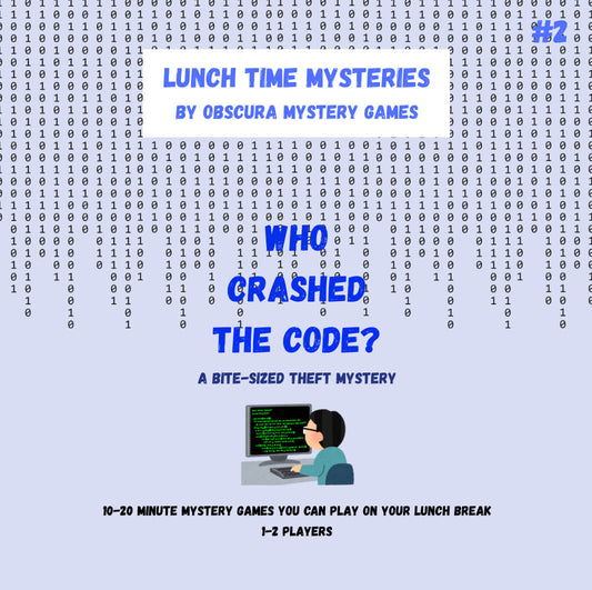 Who Crashed The Code ? | Lunchtime Mysteries™ 10-20 Minute Printable Detective Coder Game