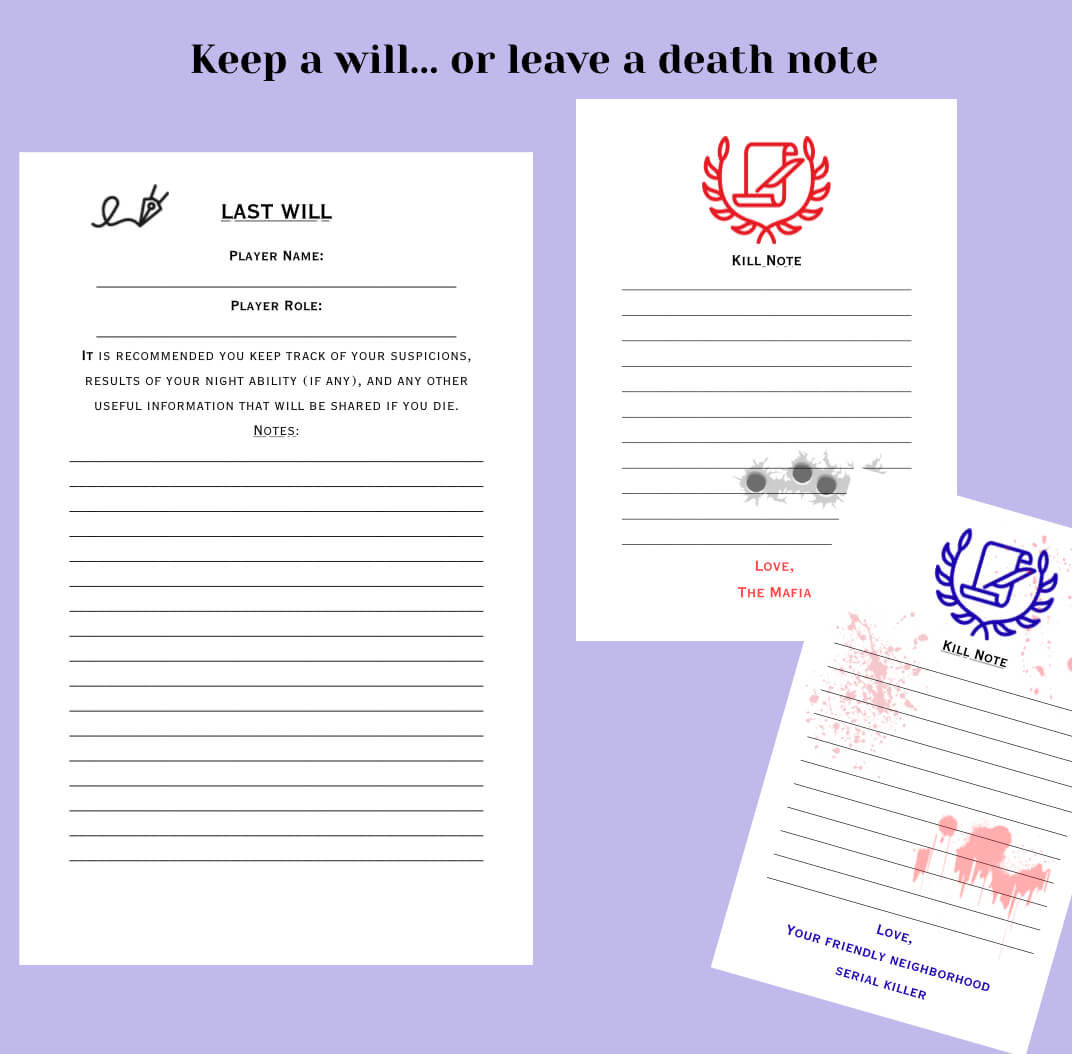 Printable Murder Mystery Party Game | Killers Among Us (7-15 Players) – Instant Download