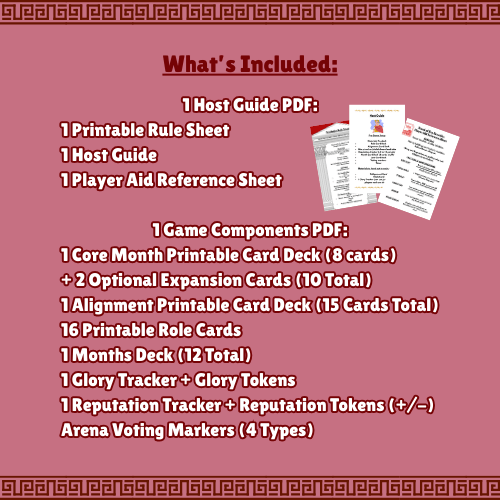 Blood of the Republic - A Roman Senate Strategy Game for 12–15 Players | Political Betrayal & Hidden Roles