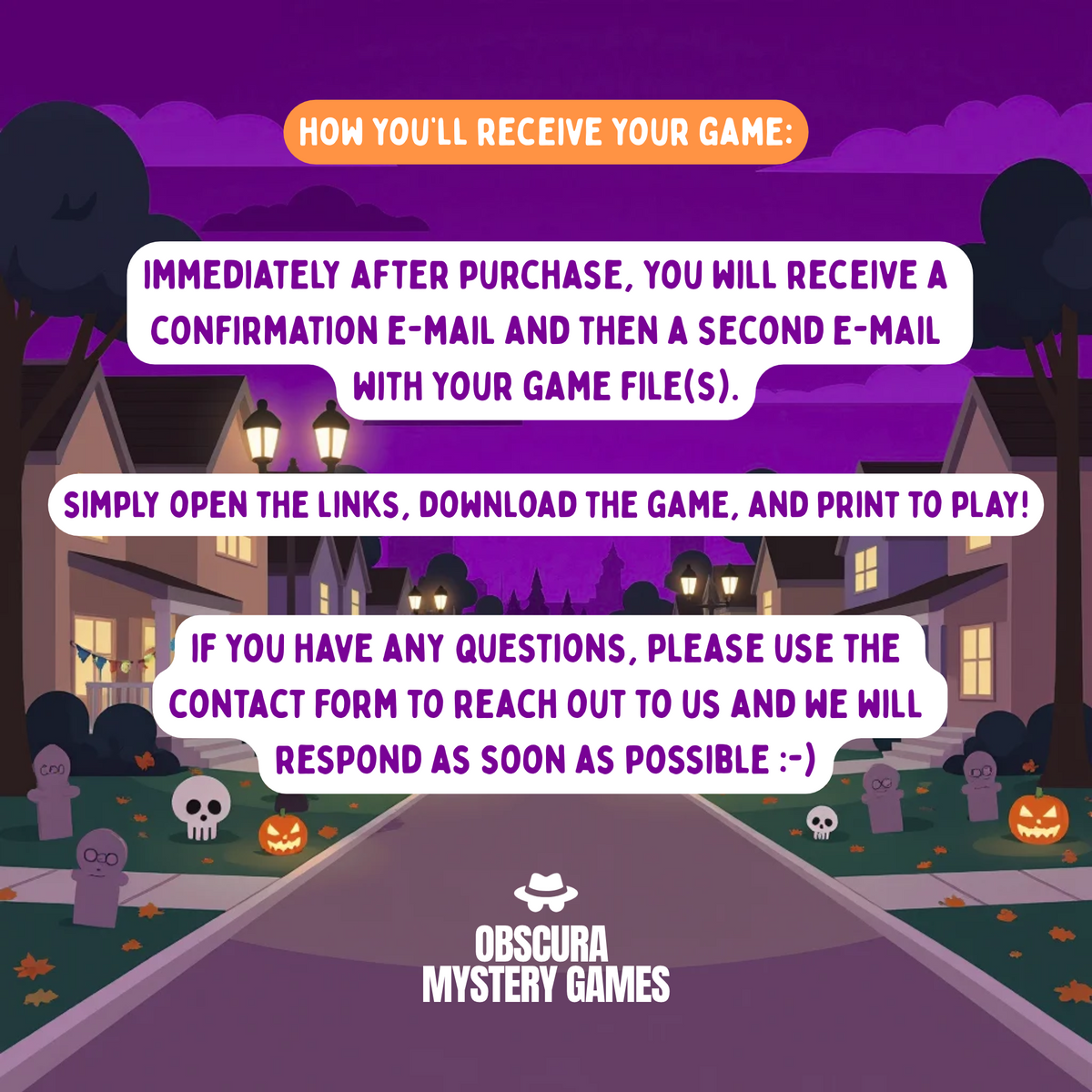 Classic Role Playing Halloween Murder Mystery Game | Murder on Halloween Street | 10-15 Players
