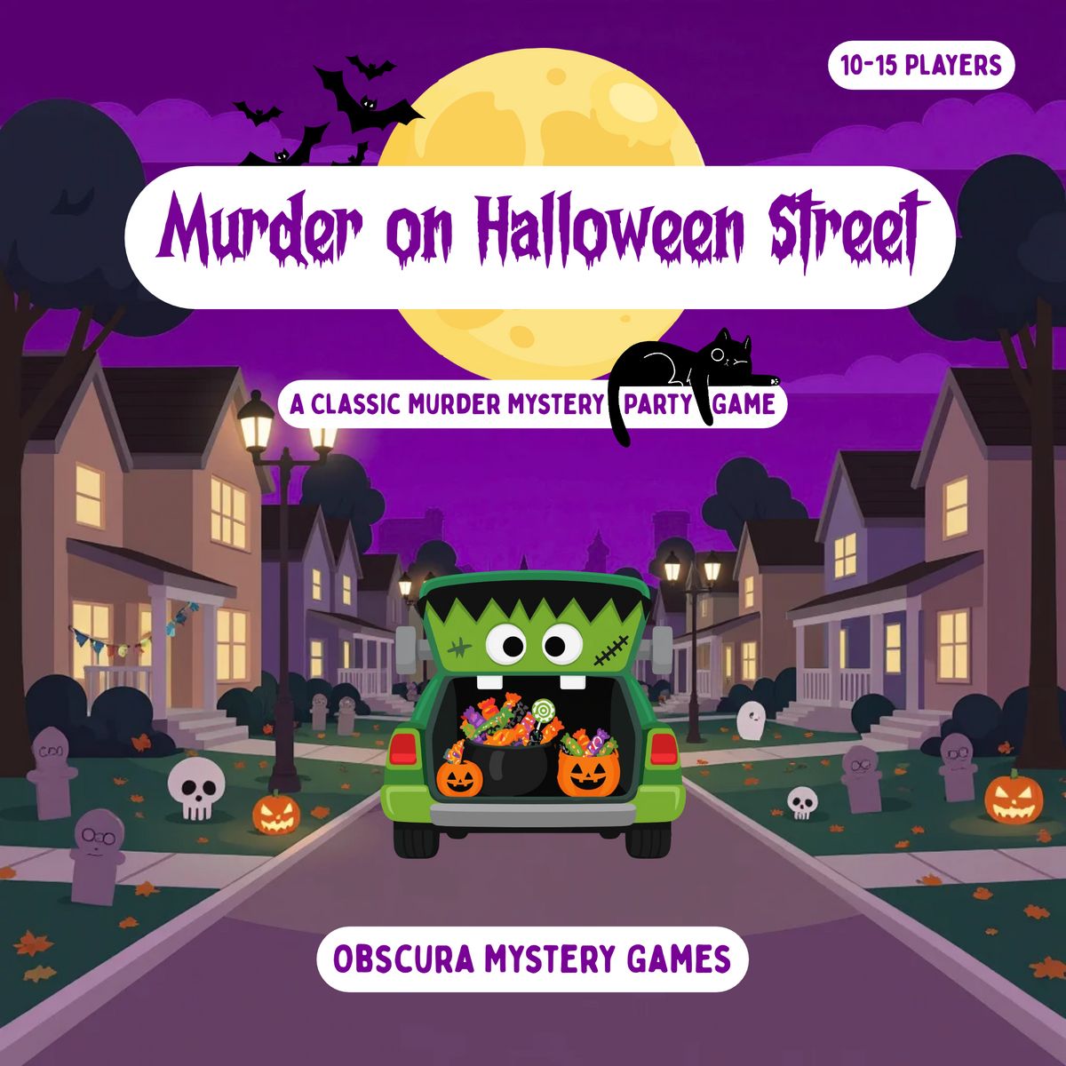 Classic Role Playing Halloween Murder Mystery Game | Murder on Halloween Street | 10-15 Players