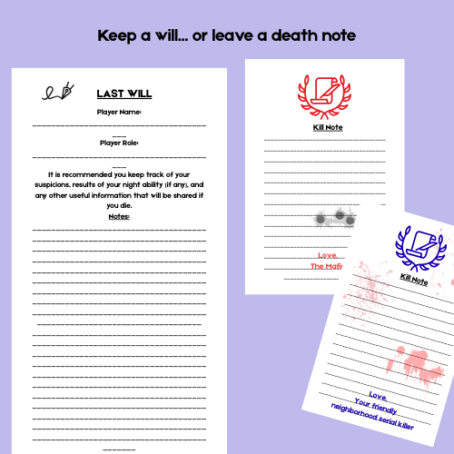 Killers Among Us (7-15 Players) | Printable Murder Mystery Party Game – Instant Download