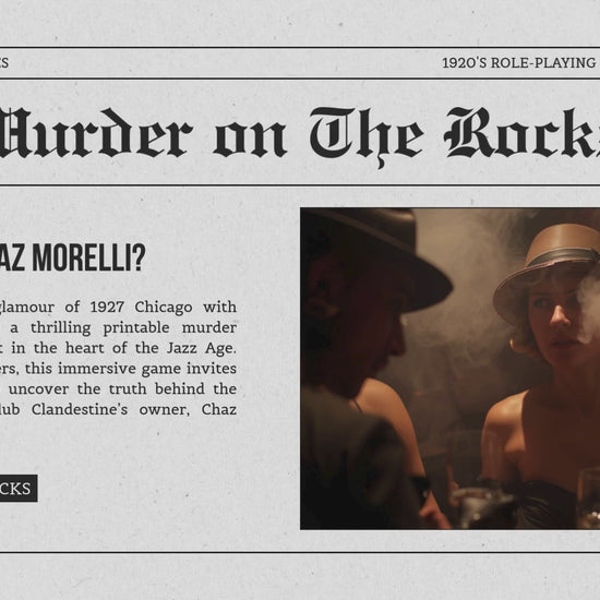 How to Play Murder on The Rocks Video