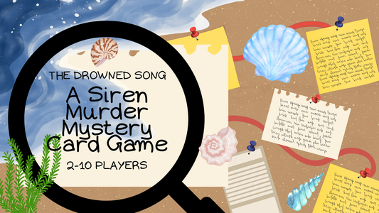 The Drowned Song– A No-Prep Printable Siren Murder Mystery Game | Mystery Dinner Games
