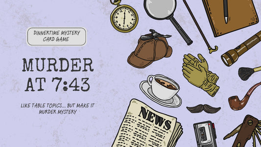Printable Murder Mystery Game (4–8 Players) – No-Prep Social Deduction Party Game | Murder at 7:43