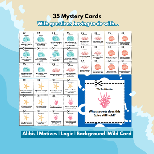 The Drowned Song– A No-Prep Printable Siren Murder Mystery Game | Mystery Dinner Games